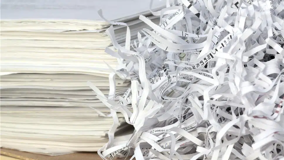 PAPER SHREDDING SERVICES​